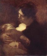 Eugene Carriere Motherhood oil